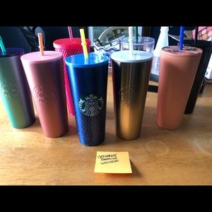 Starbucks tumblers